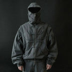 Dark Punk Faded Zipper Hoodie