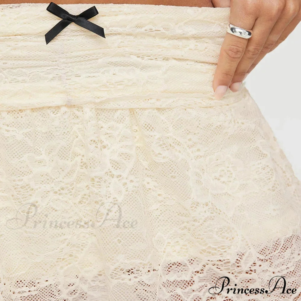 Dark Ruffled Slim Skirt