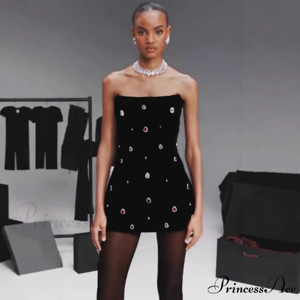 Dark Sleeveless Bandage Prom Dress for Celebration