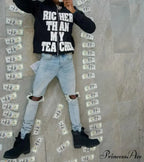 Dark Vintage Demon Slayer Hoodie