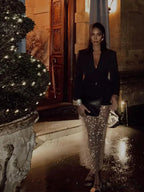 Dark Waist Suit Jacket