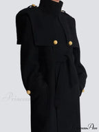 Dark Wool Mix coat