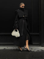 Dark Wool Mix coat