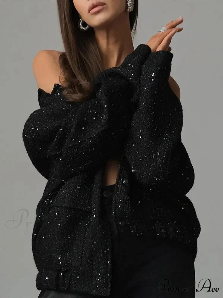 Dark Zipper Aviator Brief Jacket