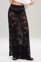 Lace High-Waist Skirt