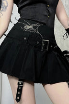 Halloween Gothic Pleated Skirt