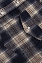 Boyfriend Style Plaid Shirt Blouse