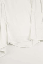 Pleated Asymmetrical Midi Skirt