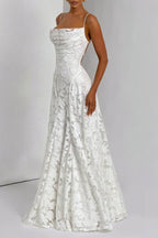 Backless Chiffon Maxi Boho Dress