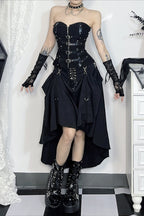 Gothic Dual Wear Flare Skirt