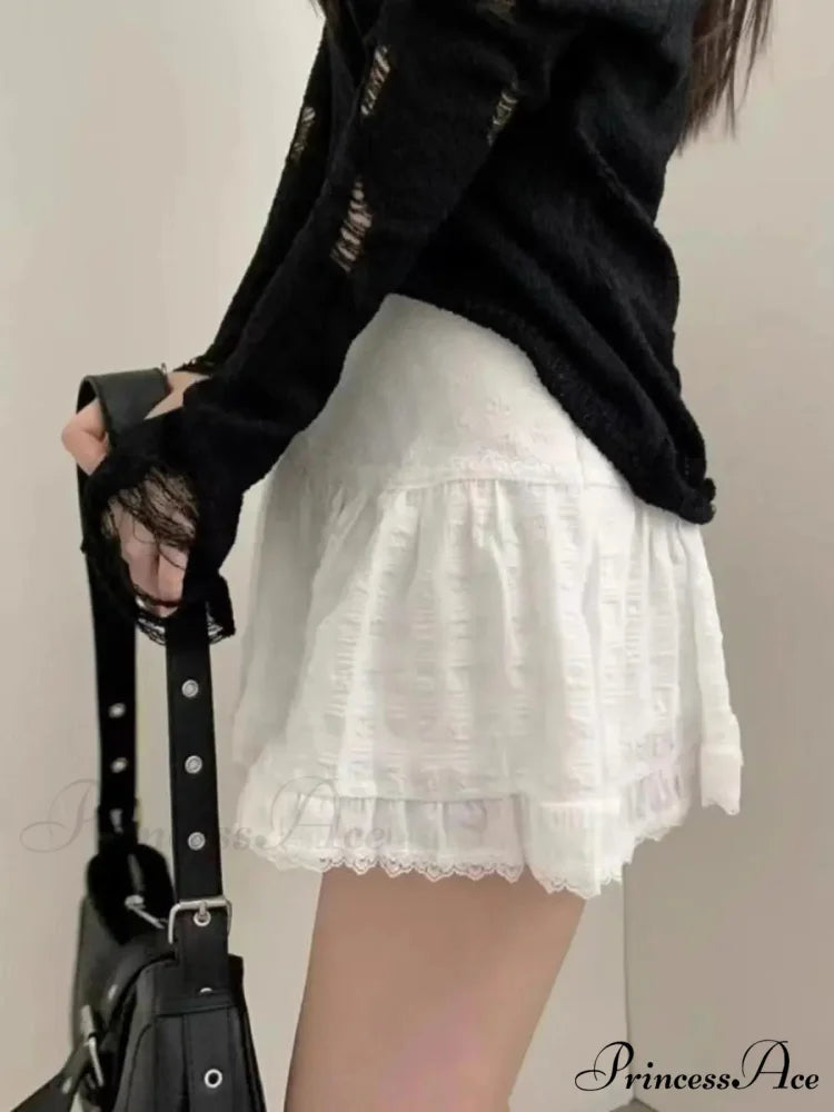 Delicate Sugary Cake Waist Skirt