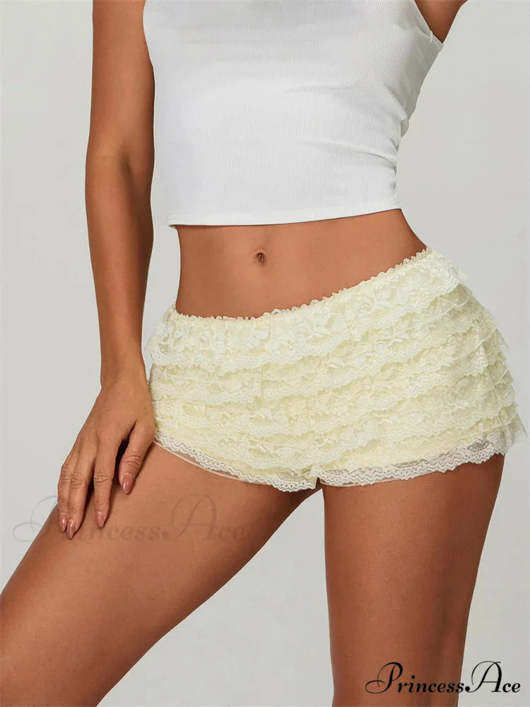 Delicate Tiered Frill Fitted Mini