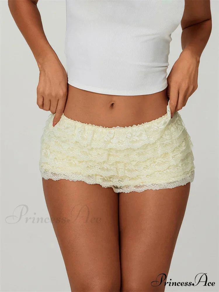 Delicate Tiered Frill Fitted Mini