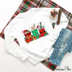 Delicious Hot Cocoa Chocolates Cake Printed Christmas Hoodie