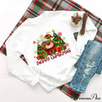 Delicious Hot Cocoa Chocolates Cake Printed Christmas Hoodie
