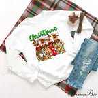 Delicious Hot Cocoa Chocolates Cake Printed Christmas Hoodie
