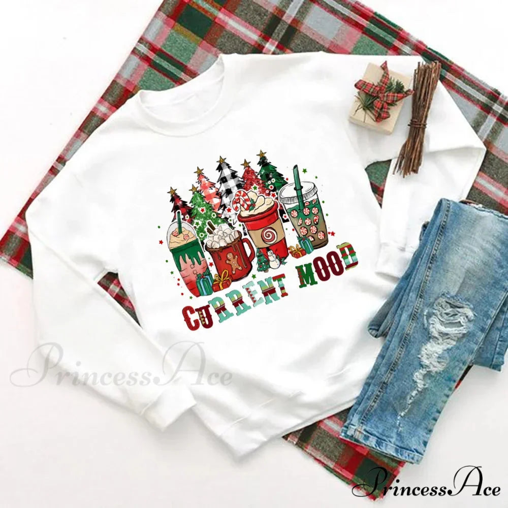 Delicious Hot Cocoa Chocolates Cake Printed Christmas Hoodie