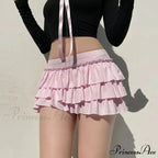 Delightful Lower-Waist Rose A-Line Skirt
