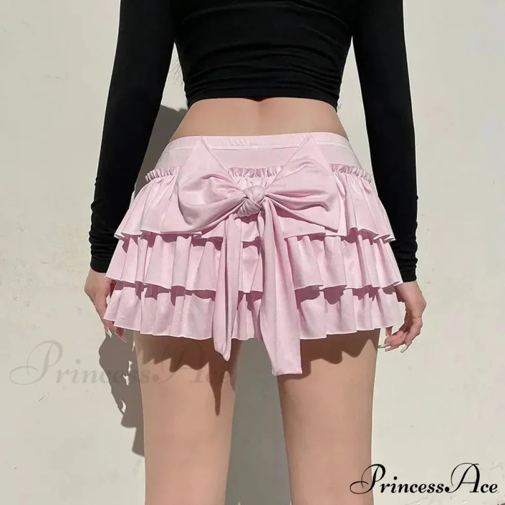 Delightful Lower-Waist Rose A-Line Skirt