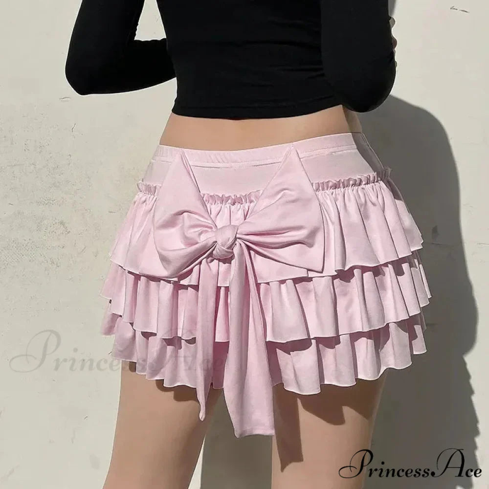 Delightful Lower-Waist Rose A-Line Skirt