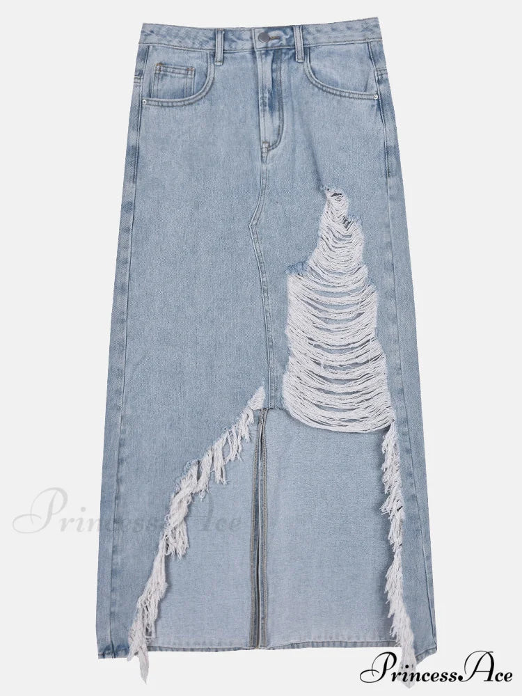 Denim Charming Ripped Jacket