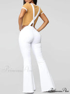 Denim Cutout Graceful Bodycon Mini Dress