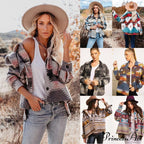 Denim Stitched Wool Coat