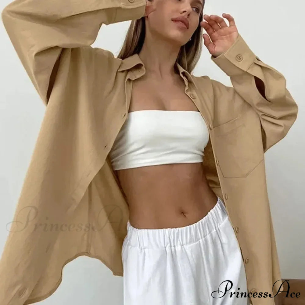 Dense Baggy Cotton Top Graceful Fall Top