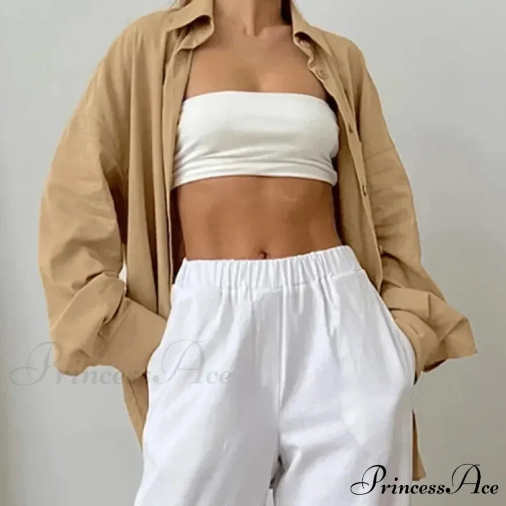 Dense Baggy Cotton Top Graceful Fall Top