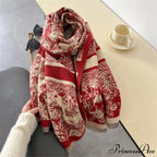 Dense Wool Blanket Winter Scarf