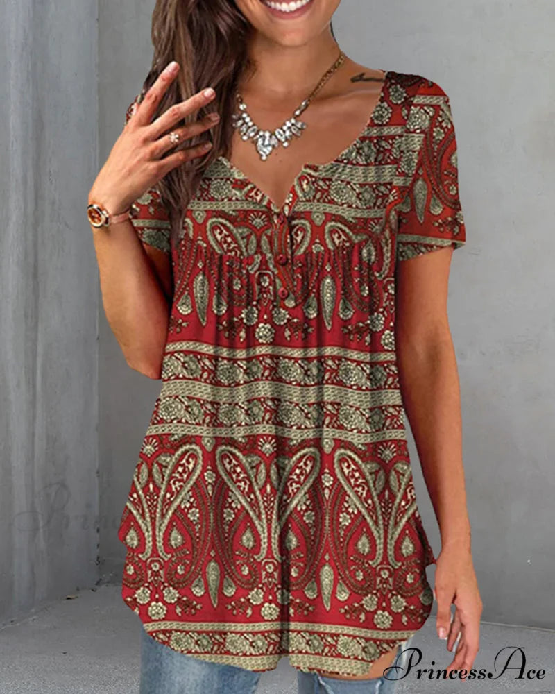 Design Graphic Loose Fit T-Shirt