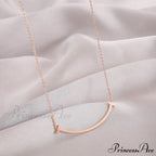 Designable Unique Smile Line Necklaces