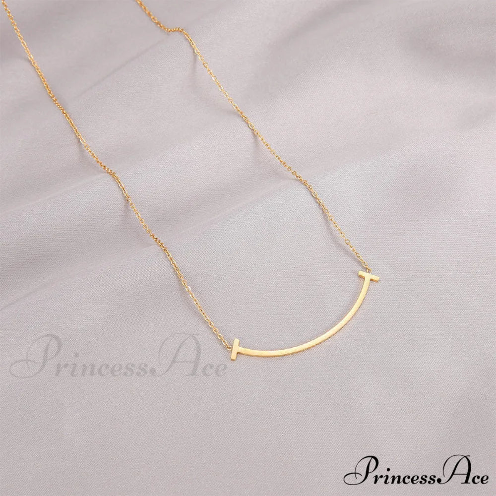 Designable Unique Smile Line Necklaces