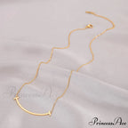 Designable Unique Smile Line Necklaces