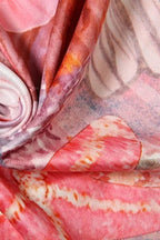 Hollow Halter Printed Floral Dress