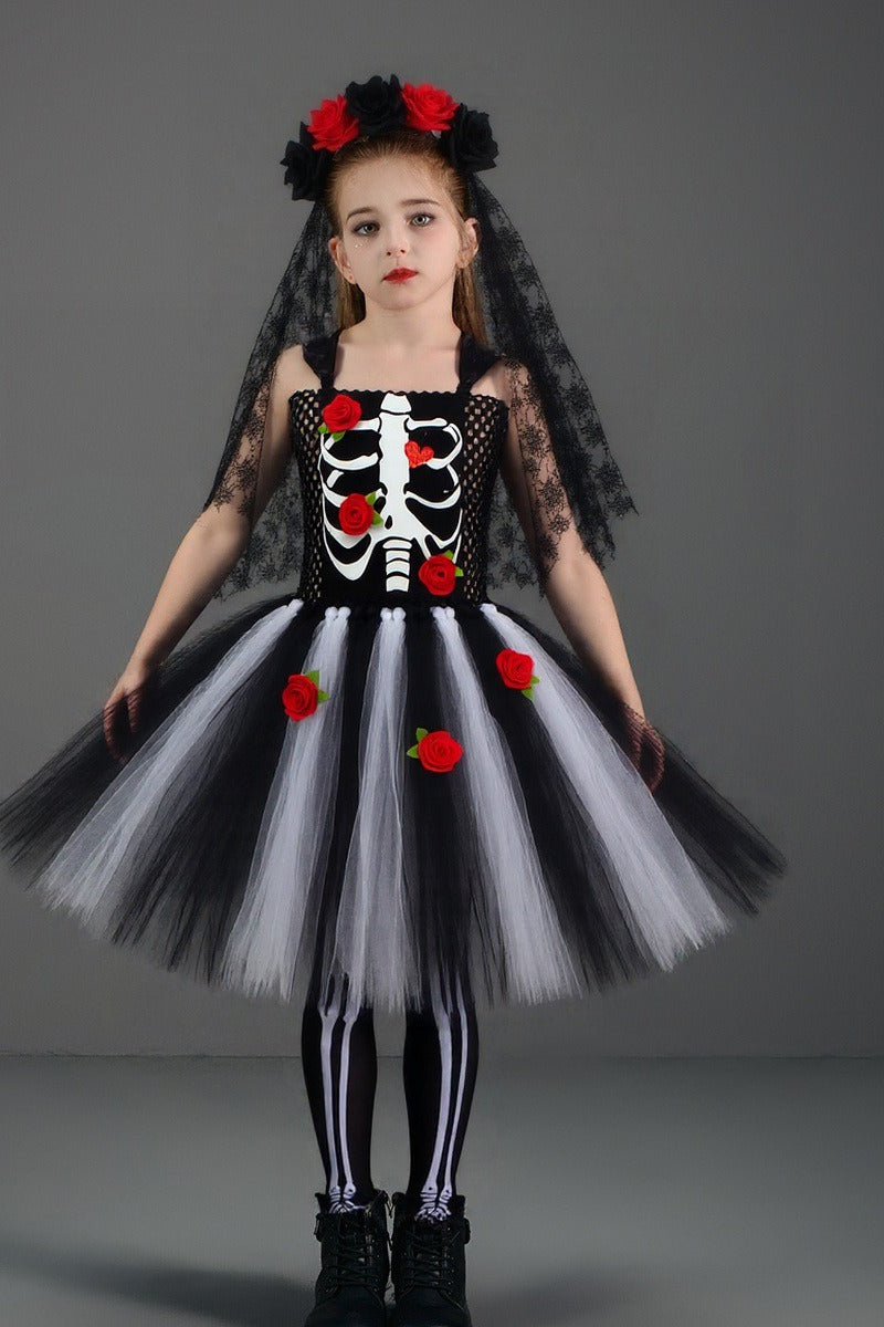 Zombie Bride Kid Halloween Costume