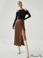 Diamante Neckline Cutout Trendy Long Sleeve Knit Top