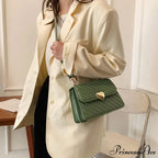 Diamond Folded Heart-Shaped Tote Crossbody