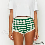 Different Color Knit Lounge Short
