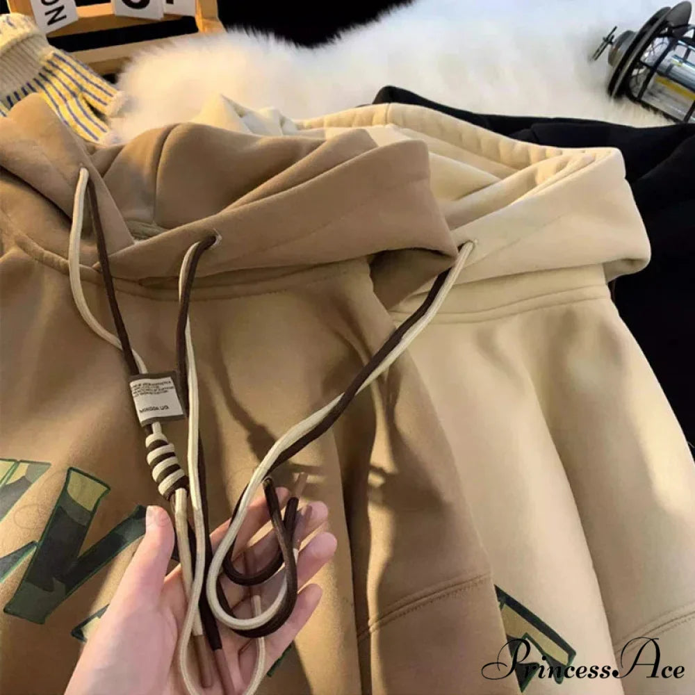 Disguise Correspondence Print Rebel Y2K Hoodie