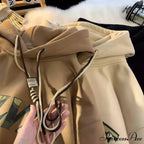 Disguise Correspondence Print Rebel Y2K Hoodie