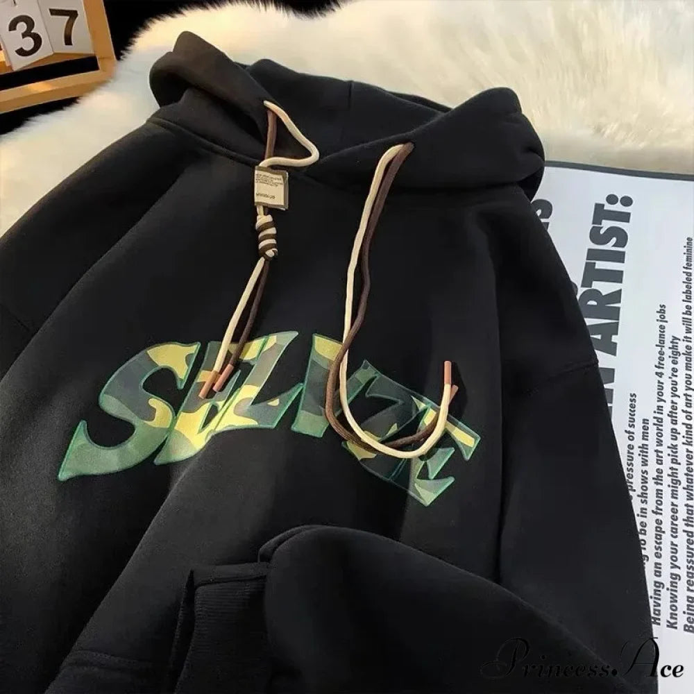 Disguise Correspondence Print Rebel Y2K Hoodie