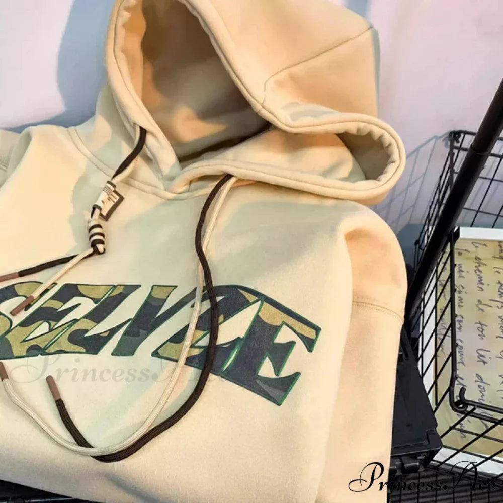 Disguise Correspondence Print Rebel Y2K Hoodie