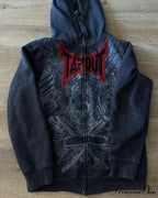 Disguise Zip Fastener Hooded Sweatshirt