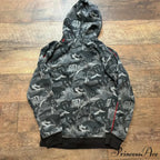 Disguise Zip Fastener Hooded Sweatshirt