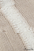 Distressed Hollow Out Knit Dress