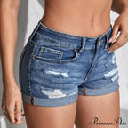 Divided Denim Twisted Hem Short
