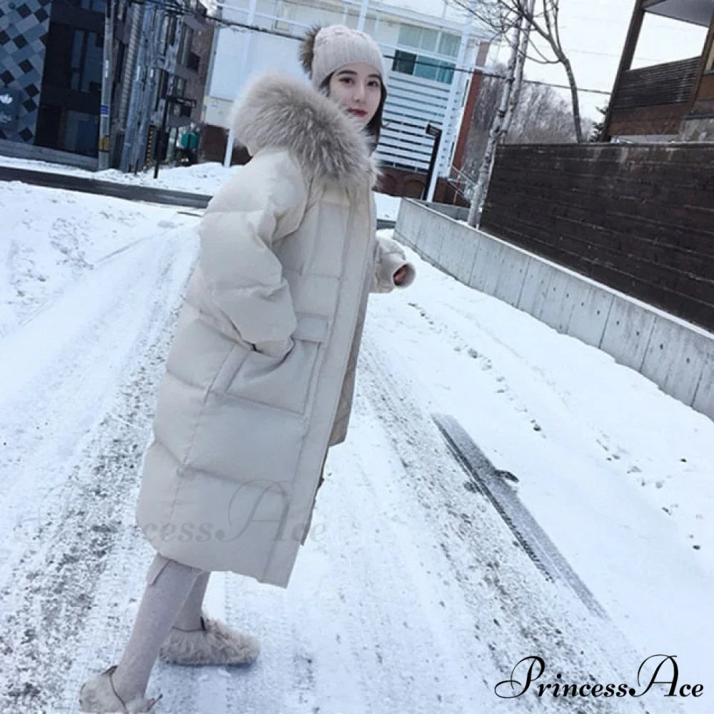 Double Sided Down Long Coat