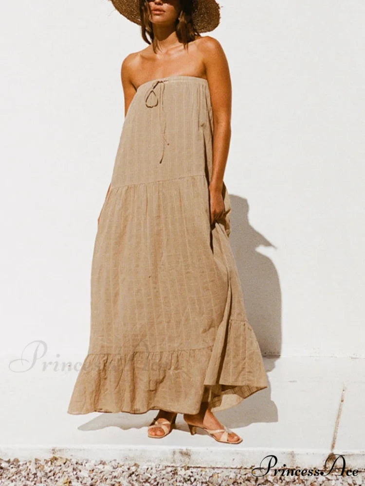 Drawstring Draped Stylish Holiday Style Dress