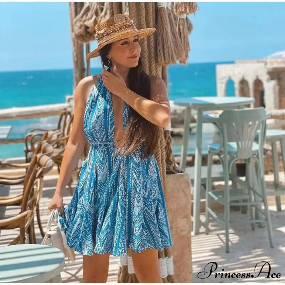 Dress Attractive Off-Shoulder Boho Mini Dress